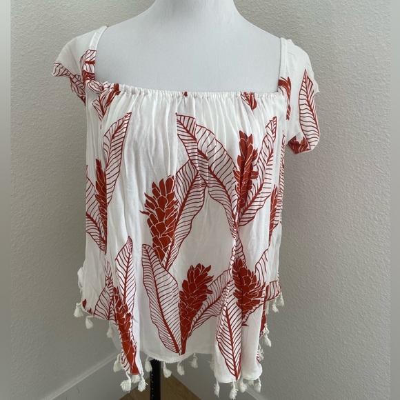 Sig Zane & Fighting Eel Tops Sig Zane X Fighting Eel Top Sunkiss